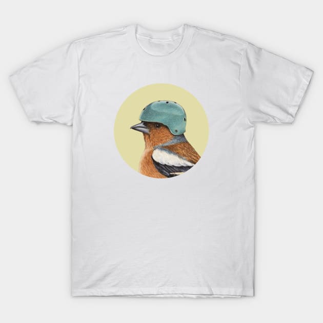 Chaffinch T-Shirt by Mikhail Vedernikov